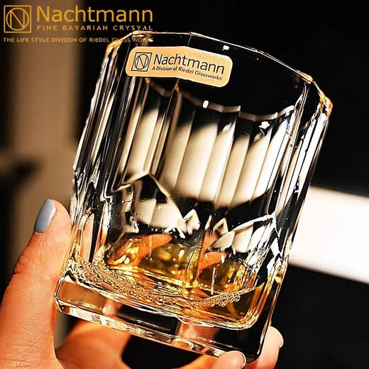 Fantasy German imported crystal glass household water cup juice cup whiskey cup foreign wine cup beer tea cup water set 4 color boxed whiskey cup 324 ml