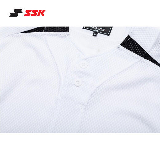 SSK Japan [baseball uniform] imported professional competition training outdoor sports breathable, quick-drying, moisture-absorbing and sweating, full chest opening, full chest opening, full baseball training uniform L
