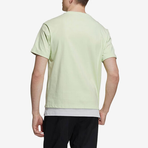 ADIDAS/阿迪达斯2022夏季假两件圆领男子短袖 HE9923 【亚洲码】 L