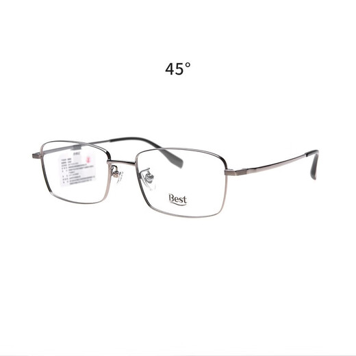 
Yishilu Yishilu lens myopia glasses with diamond crystal film / A4 anti-blue light can be used for lenses for men and women. Metal full frame KB12116C51 silver frame with diamond crystal film
