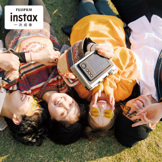 Fuji (FUJIFILM) Polaroid mini EVO/wideevo MiniLiplay one-time imaging camera photo paper printing birthday gift Polaroid EVO black (ready in stock) official standard