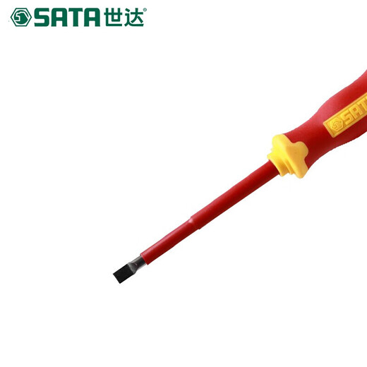 SATA Tools 61322 61321 T series two-color handle magnetically insulated screwdriver screwdriver 2.5x75MM 61321
