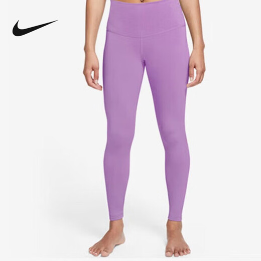 耐克（NIKE）女裤春秋高腰九分紧身裤瑜伽裤收腹健身裤运动休闲裤子 DM7024-532 M