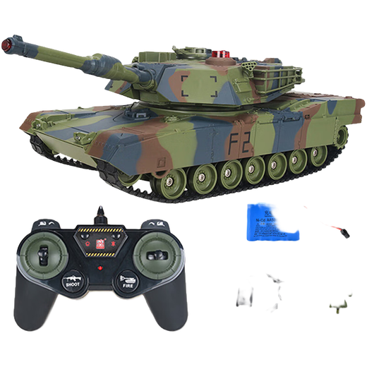 Shengxiong (s.x.toys) Super großes Fernbedienungskontrollpanzer Spielzeugwagen Infrarotkampf verfolgt die Offroad-Fahrzeug-Jungen von Kindern Elektrische Modell Multifunktionaler Battentank-M1A2 Hauptstreit offizielle Standardkonfiguration