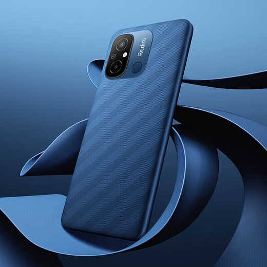 Xiaomi Redmi 12c Nouveau produit Full Network Mobile Phone Mobile 50 millions à haute définition Dual Camera 5000mAh Long Battery Life Deep Sea Blue 4 Go + 64 Go