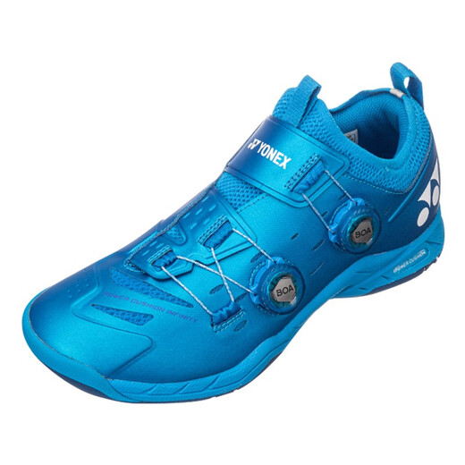 YONEX New Product Yonex Badminton Shoes Men's Professional Competition Training Sports Shoes Women's Infiniti Second Generation SHBIF2EX Metallic Blue Double BOA System 40.5 It is recommended to take 1 size larger