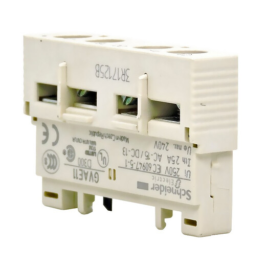 Original Schneider Electric GV2 motor circuit breaker auxiliary contact contact GVAN GVAE signal contact GVAD separation release GVAX GVAE11 GV-AE11 front-mounted one open and one closed