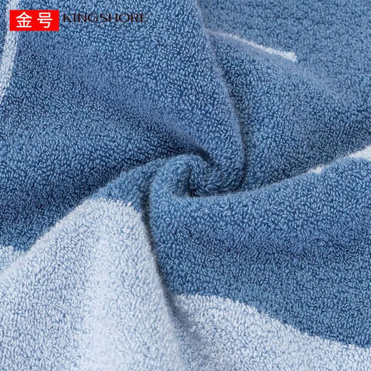 KING SHORE 3-pack square towel, pure cotton, hanging hand and face towel, children's square absorbent hand towel, square towel 6K121, 3 pieces, one each in blue, green and gray