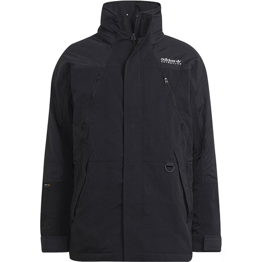Ropa masculina de adidas, nueva chaqueta calentada, cómoda chaqueta de plumón media, ropa deportiva suelta casual, H13577 m