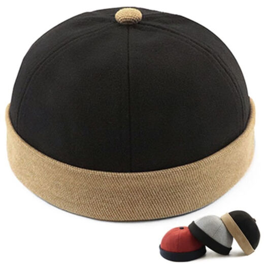 Divertido Hat Mener Spring y Autumn Melon Skin Hat Men's Men's Men's Homen's Women's Women's Women's Middle-Eby y ancianos Hip-Hop Hip-Hop Noble Noble Flip-Flip-Feeding Yuppie Hat Watmelon Hat 13657 Big Red puede ajustarse (56-60 cm)