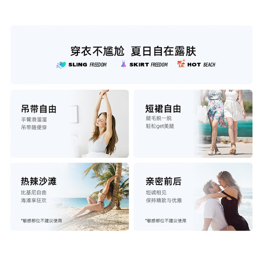 LBR Gentle Hair Removal Cream for Women's Armpits, Legs and Feet Refreshing and Moisturizing Men's Hands Student Party Hair Removal Cream 100g