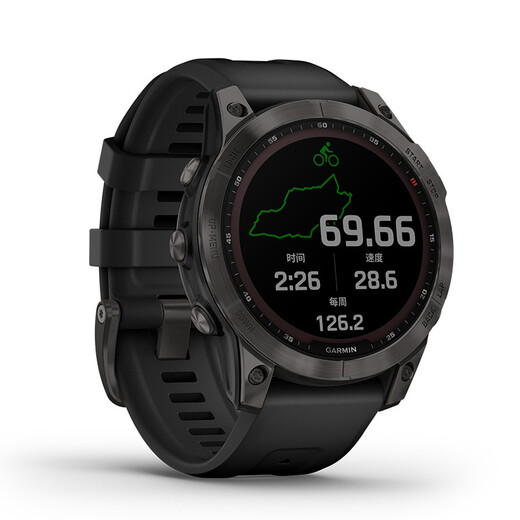 Garmin Fenix7 Outdoor Sports Smart Watch GPS Solar Heart Frequenz Blutsauerstoff Überwachung laufende Fitness Multifunktionale Uhr Fenix7 DLC Carbon Black Flaggschiff Version