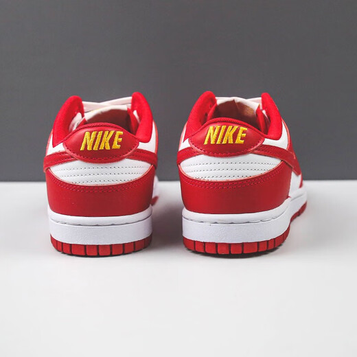 耐克（NIKE）板鞋男鞋2024夏季新款熊猫Dunk Low滑板鞋复古运动低帮休闲鞋子 DD1391-104白紫 44