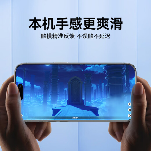 Mr. Blue Ape is suitable for Apple 15pro tempered film, dust-proof and electrostatic mobile phone film, iphone15pro high-definition anti-fingerprint mobile phone, iPhone15pro