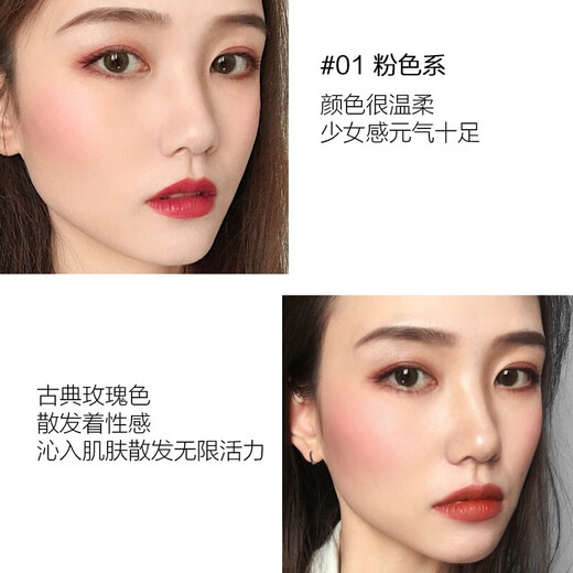 ZEESEA Colorful Blush Palette Sun-red Pork Belly Highlight Rouge Cream Air Cushion Liquid Eyeshadow Contouring Brush 5g Birthday Gift