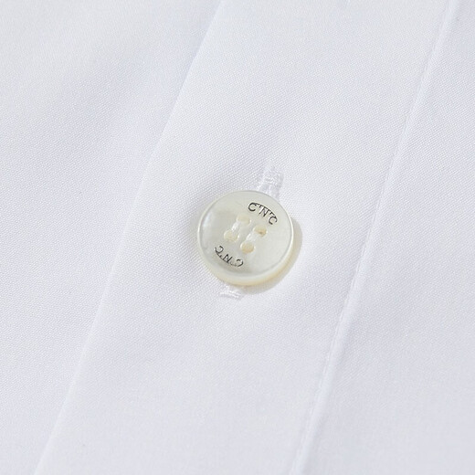 C'N'C【轻奢衣服】CNC男装25春夏新款短袖衬衫男品牌刺绣图案衬衣 白色 50(175/92A)