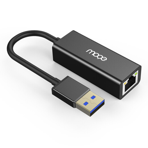 MOGE USB3.0-Gigabit-Kabel-Netzwerkkarte zu RJ45-Netzwerkkabel-Schnittstellenkonverter, geeignet für Apple Notebook TV Box zum Anschluss an den externen Netzwerk-Port-Adapter MC3023