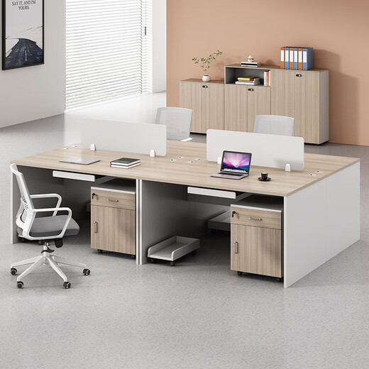 Ximulai staff desk and chair combination simple modern desk single seat furniture staff desk desk-1142