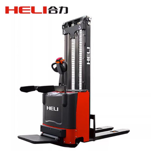 Heli Heli Camión de apilamiento eléctrico Completo Levante hidráulico y tierra de apilamiento de tierras Carga y descarga de la carretilla elevadora Camión automático Camión de conducción Tipo de 1.5 toneladas 2 metros Cargo Tark 695/570