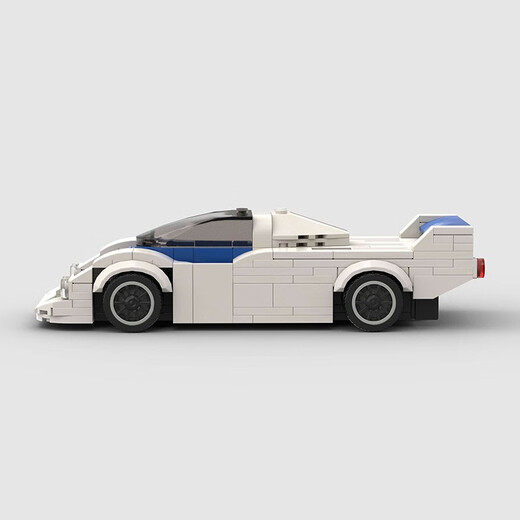 BRETEUIL building block assembly small pellet car adult sports car model ornament children toys plug in car Mazda 757