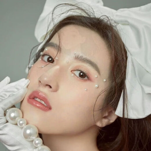 Dai Yan face pearl sticker eye makeup face decal bride tear diamond butterfly stage children makeup photo pearl face cosmetics mixed size pearls 220 pieces