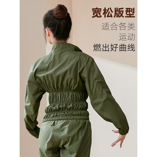 IYKENMAIL Sweat Suit, Fitness Clothes for Female Dancers, Sweat Control Jacket, Special Sweat Top, Heavy Rain Blue (Sweat Top) M