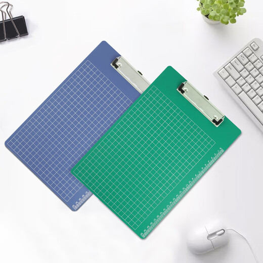 Clip de plaque métallique Befon Clip Clip Données Données Document Document Document Writing and Writing Document Pad Copie et test Paper Clip Copying and Posting Pad Writing Pad Blue 9855