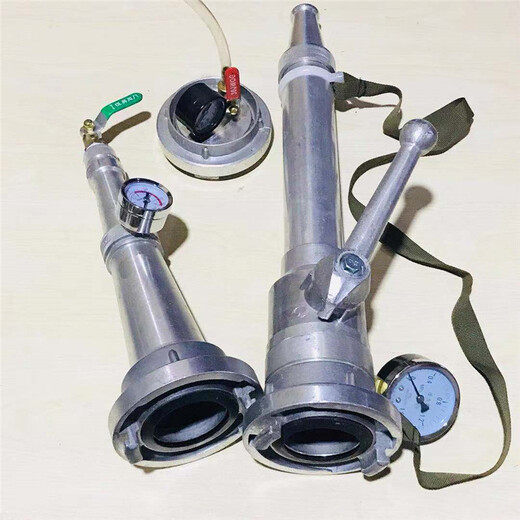 Suitable for customizing 65 pressure measuring DC fire water nozzle head with pressure gauge and switch fire hydrant cover test 65 pressure measuring switch water gun