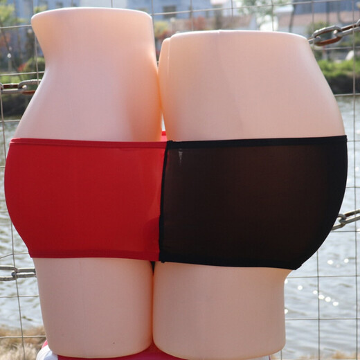 Sexy double underwear couple's one-piece open-fit free one-piece thong for men and women passionate temptation T-pants suit black and white one size fits all