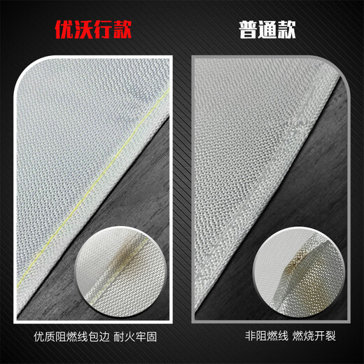Youwoxing fiberglass fire blanket kitchen gas station fire blanket canteen hotel commercial fire escape blanket 1.5*1.5 meters
