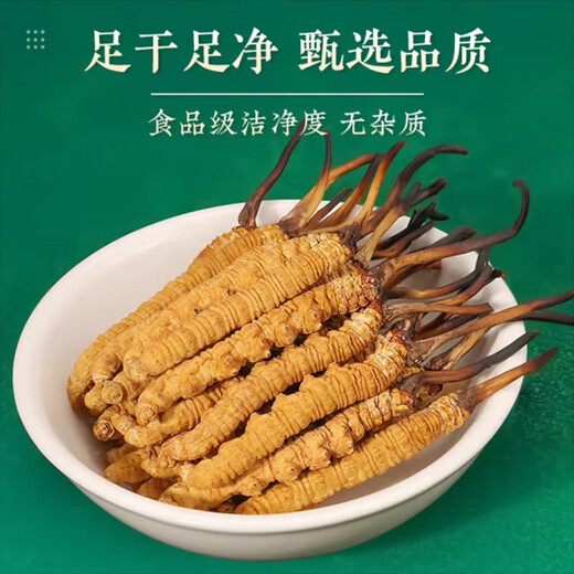 雄风道正宗冬虫夏草虫草头期藏区雪域冬虫夏草过节送礼礼盒装 3根/克 30克装