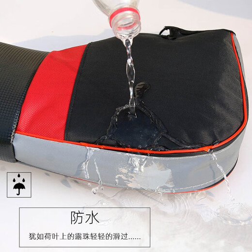 Zailu electric rider handlebar gloves, motorcycle handlebar gloves, winter warm and thickened, windproof, coldproof, water-proof, windproof battery bike gloves, 125 straddle motorcycle electric bike reflective tape