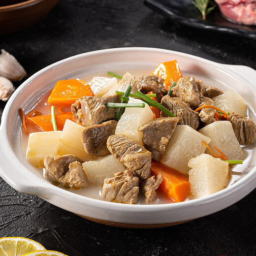 HI 海底捞羔羊后腿肉净重2斤 原切火锅烤肉烧烤串食材 内蒙古羊肉 国产