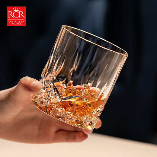 RCR imported crystal glass wine glass whiskey glass 300ml*2 party housewarming New Year wedding gift