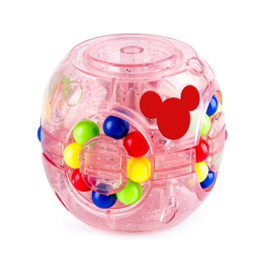 New decompression artifact Magic Bean Rubik's Cube children's toy fidget spinner decompression toy Rubik's Cube vent new dice light version - red
