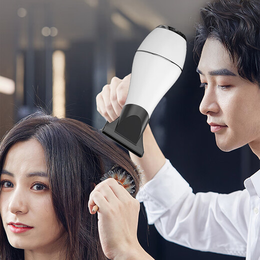 Aisin new generation hair dryer for hair salons 5108 hair dryer for hairstylists 2200W high power quick drying barber shop high wind styling household negative ion hair care 5108 white (2000W cost-effective home version 2 meters)