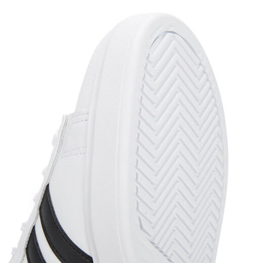 阿迪达斯（adidas）官方舰店女鞋德训鞋 春夏新款运动鞋时尚T头鞋耐磨休闲鞋防滑板鞋 9195-三条纹-皮质-主推款 37