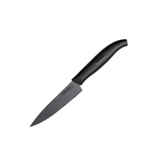 Meica Ceramic Knife Set Five-piece Kitchen Knife, Meat Slicing Knife, Fruit Knife (Black Knife, Black Handle) TE04B-B