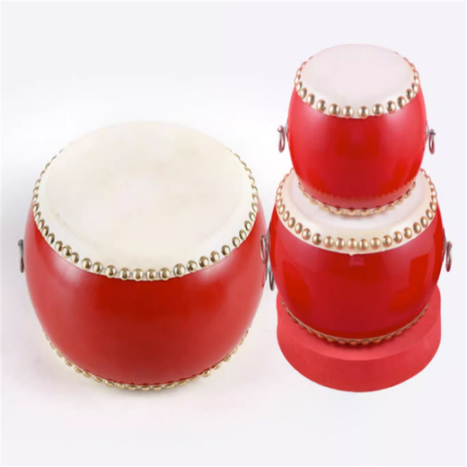 
JINGPAI Children's Toy Drums Small Drums Cowhide Drums Baby Early Education Baby Big Drum Beats Drum Kindergarten Gongs and Drums Percussion Instruments 6 inches + Drum Stick + Strap