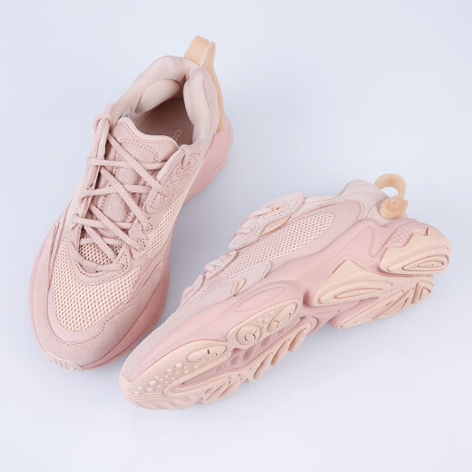 阿迪达斯 （adidas）春季新款三叶草运动鞋OZELIA经典复古小椰子运动休闲鞋GX4024 粉色/GW9738 38 (235mm)