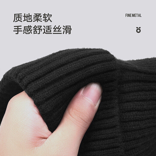 RED DRAGONFLY hat men's winter cold-proof knitted hat plus velvet thickened warm woolen hat cotton hat cycling windproof cold hat