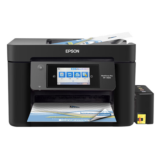 3825 photo color inkjet printer WIFI wireless mobile phone all-in-one home 4835 copier WF-4835 enterprise business version 250 pages double-layer paper box package five 1200ML large capacity continuous supply