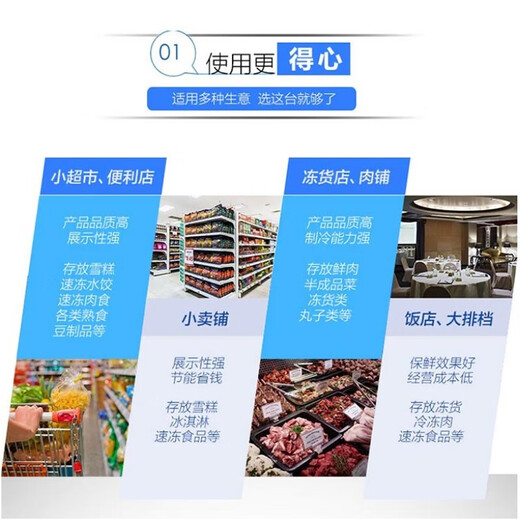 海尔（Haier）冰柜卧式商用超市展示冰柜 冷冻冷藏转换大岛柜海鲜柜 719升/冷藏转换冷冻SC/SD-719HE