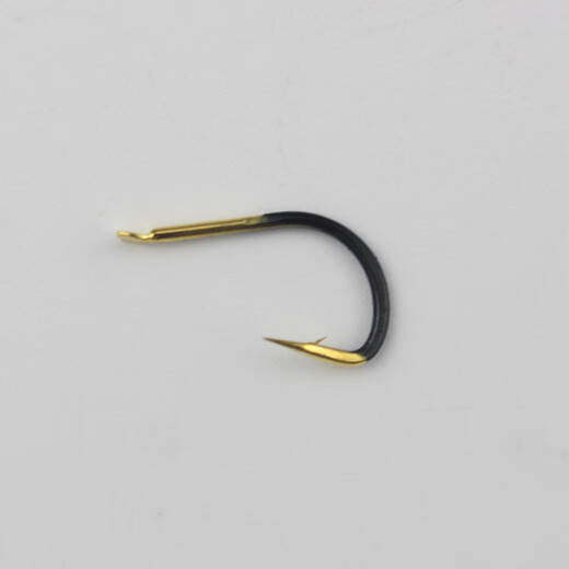 Guiya Black Golden Izu Fish Crochet en vrac importé avec des barbes et une bouche tordue petite ruisseau Crucian Crup Hook Fipices Fishing Hook Izu [50 pièces] No. 4