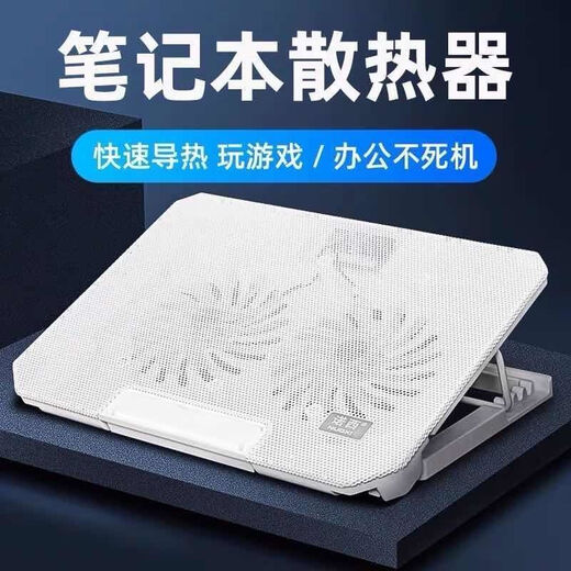 Laptop-Laptop-Ständer, Basis-Lüfter, Kühler, 14-Zoll-Lift, 15-Zoll-Silent-Plate-Pad, schwarze Doppellüfter (Standardversion ohne Geschwindigkeitsanpassung) – Erhöhung im vierten Gang