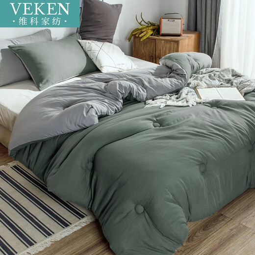 Vico Home Textiles Quilt Home Текстиль для вымытых хлопковых стеганых одеял весной и осенними стеганых одеял в летних крутых стеганых стеганых одеялах.