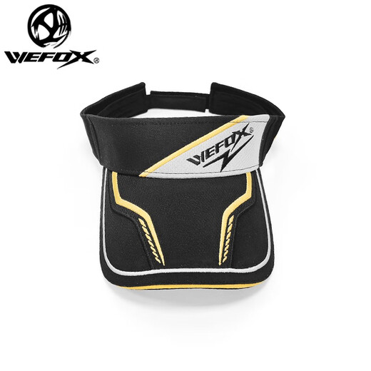 WEFOX Weihu hollow hat men's summer breathable and comfortable sun hat sun protection hat outdoor cycling fishing big hat sun protection hollow hat WFX-6006 black gold one size