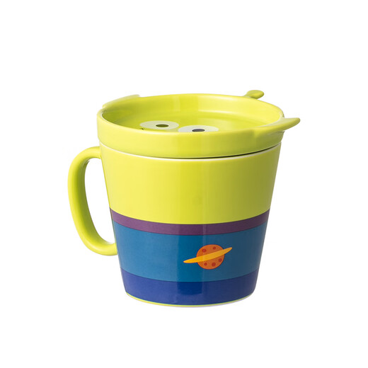Miniso Disney Pixar Series - Three-eyed Cover Ceramic Cup 430mL Coffee Milk Mark Water Cup Gift