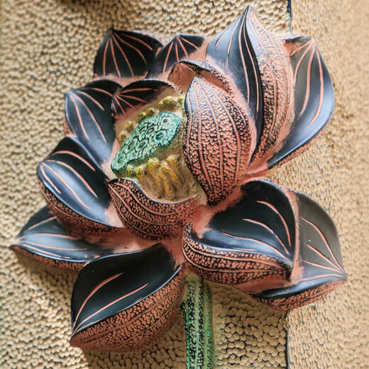 Zhishi New Chinese Vertical Faucet Outdoor Courtyard Mop Pool Villa Garden Column Anti-freeze Crack Floor-standing Water Hydrant Watering Flowers W017-2 Yuyue Lotus Pond Mop Pool Model B