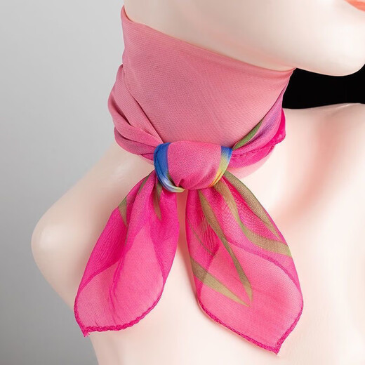 Nueva enfermera La nueva bufanda de seda de la enfermera Xin para mujeres delgadas versátiles versátiles de protección de cuello de bufanda bufanda de otoño e invierno